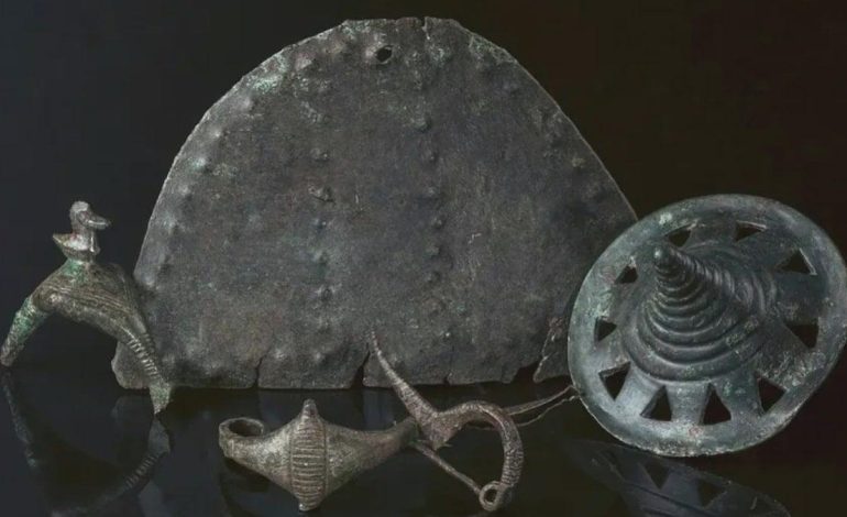 Gizemli volkanik tepede 3 bin 400 yıllık metal hazineler Ortaya Çıktı