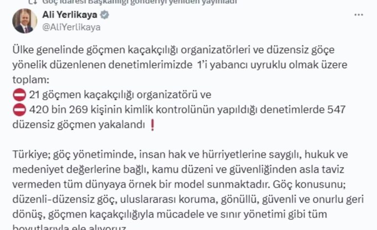 Göçmen Kaçakçılığına Büyük Darbe