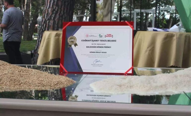 Gönen Pirinci Coğrafi İşaret Aldı