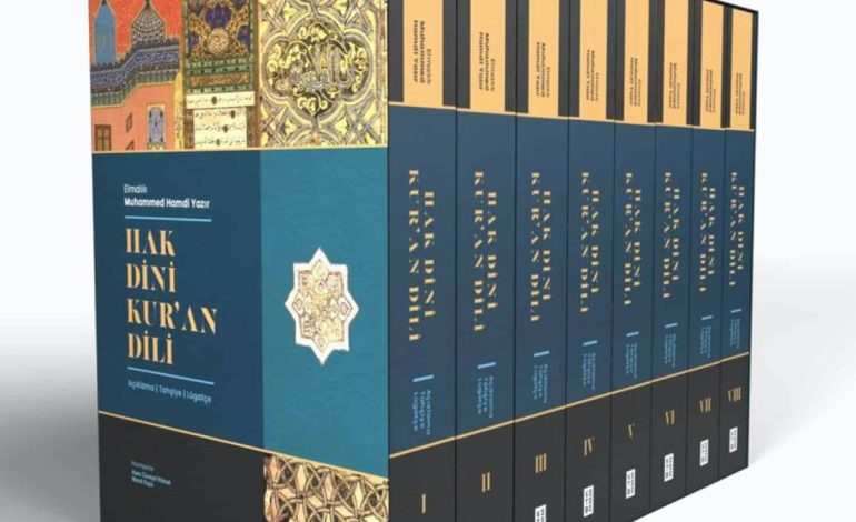 Hak Dini Kur’an Dili kitapları, 100. yılına özel yeniden okurlara sunuldu
