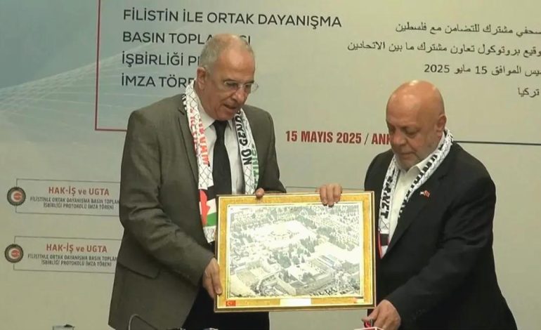 HAK-İŞ’ten Filistin’e Destek ve Kamu Sözleşmesi Çalışmaları