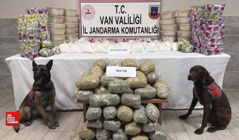Hakkari ve Van’da jandarmadan uyuşturucu operasyonu