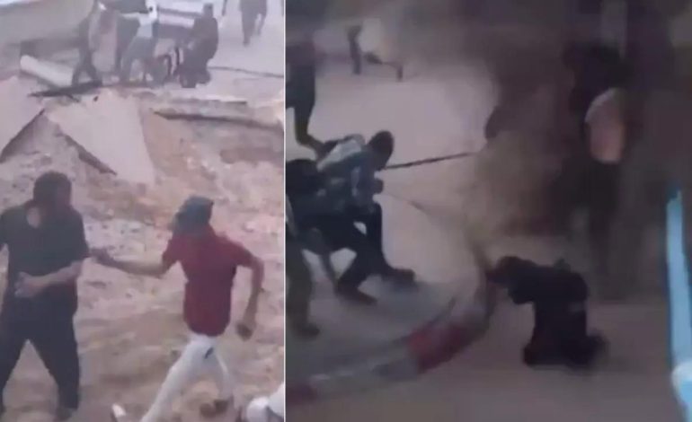 Hastane avlusu sığınak delici bombayla vuruldu! İsrail’in vahşeti kamerada