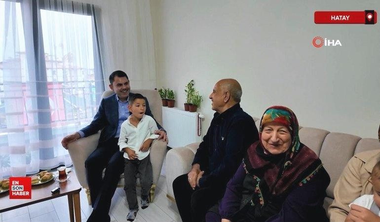 Hatay’da depremzede baba Bakan Kurum’a 9 evladını tek nefeste saydı