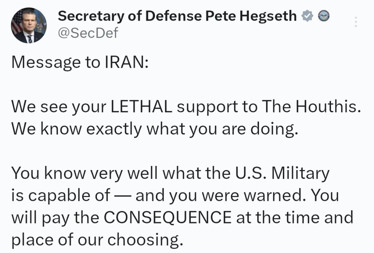Hegseth’ten İran’a Sert Uyarı