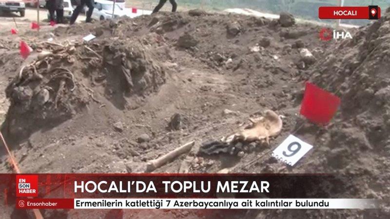 Hocalı’da toplu mezar: Ermenilerin katlettiği 7 Azerbaycanlıya ait kalıntılar bulundu