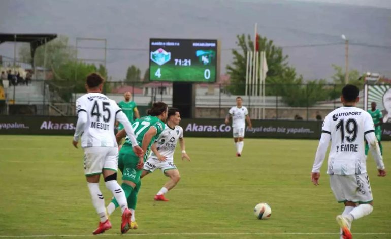 Iğdır FK, Kocaelispor’u 4-0 Yendi