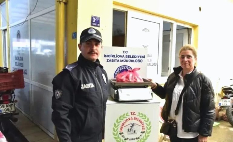 İncirliova’da Pazar Yerlerinde Tartı Kontrol Noktası Hizmeti
