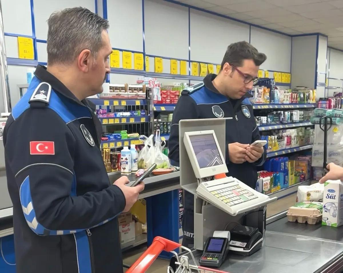 İnegöl Belediyesi Zabıta Müdürlüğü Marketlerde Kapsamlı Denetim Gerçekleştirdi