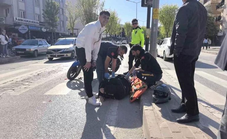 İnegöl’de Motosiklet Kazası: İki Yaralı