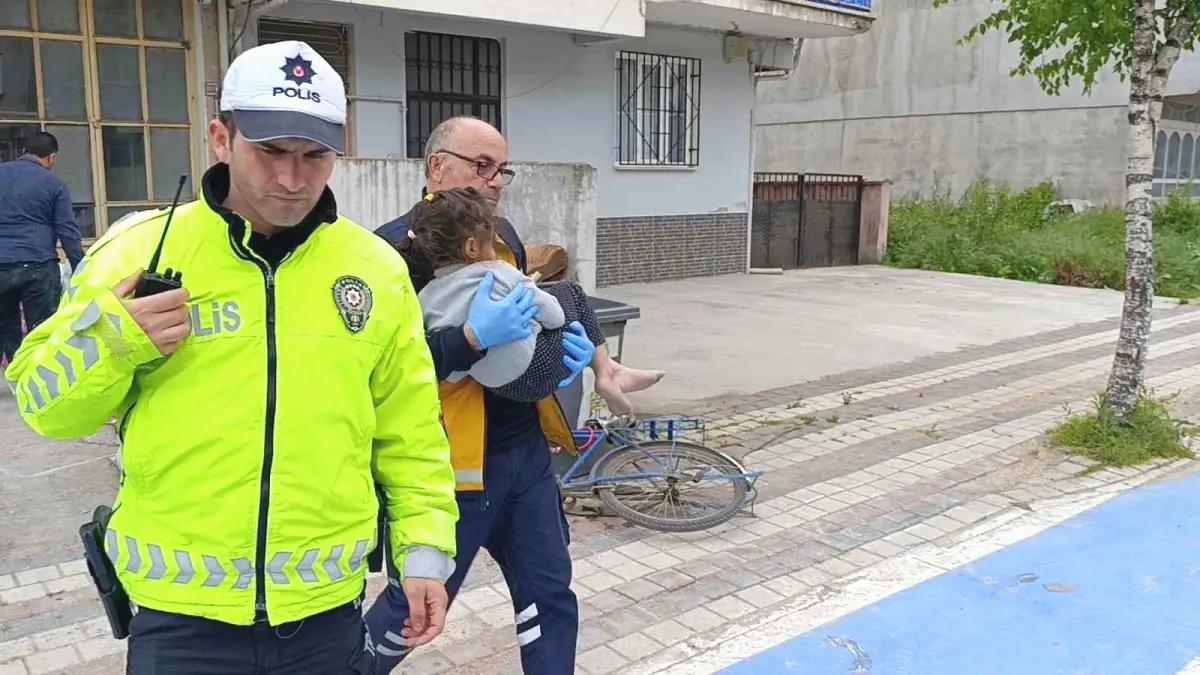 İnegöl’de Pencereden Düşen Çocuk Hafif Yaralı Olarak Kurtarıldı