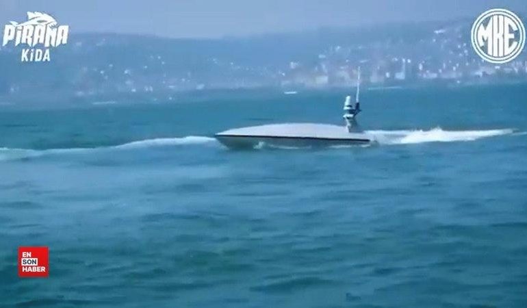 İnsansız deniz aracı PİRANA KİDA göreve hazır