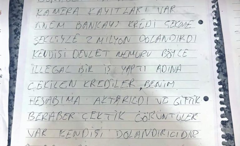 İntihar Mektubunda Aile Komplosu İddiası