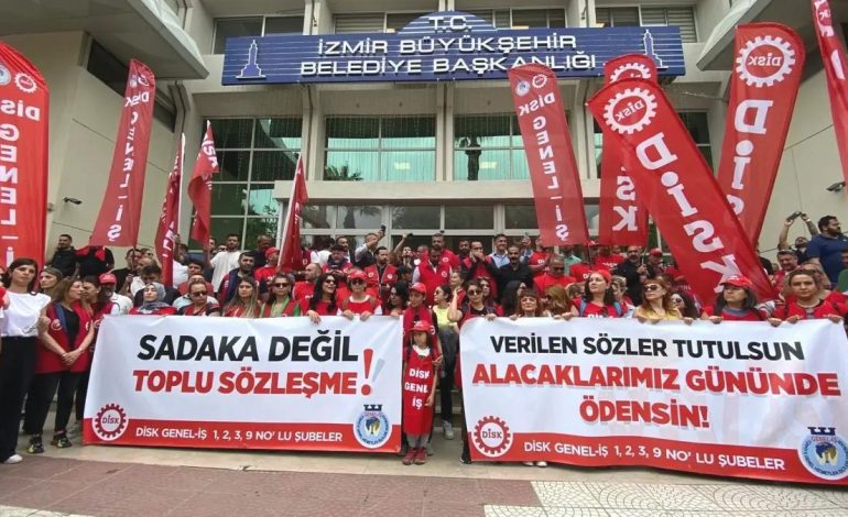 İşçiler Grev İlan Etti