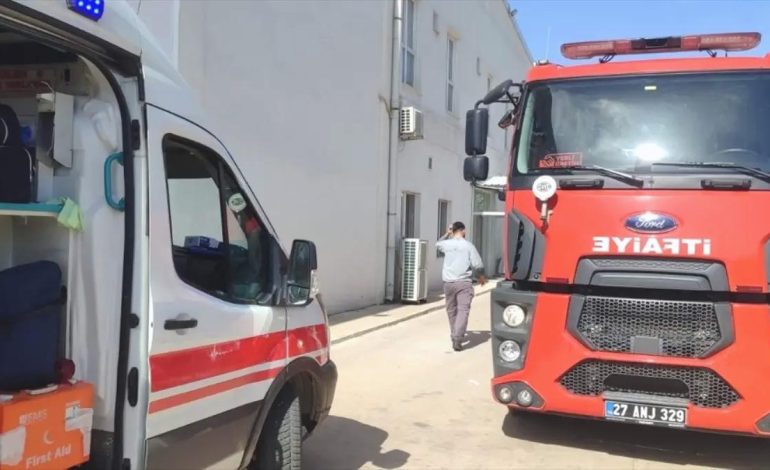 İslahiye’de Pamuk Fabrikasında Yangın