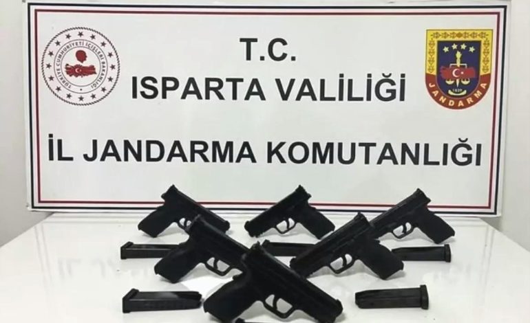 Isparta’da Ruhsatsız Silah Operasyonu