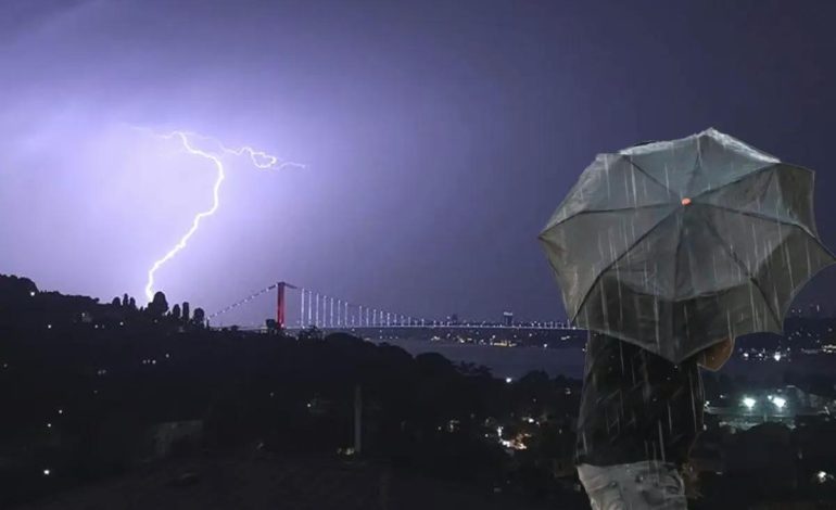 İstanbul için uyarı üstüne uyarı! Kuvvetli yağış ve elektrik fırtınası geliyor