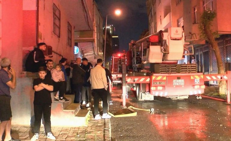 İstanbul Küçükçekmece’de halkı sokağa döken yangın