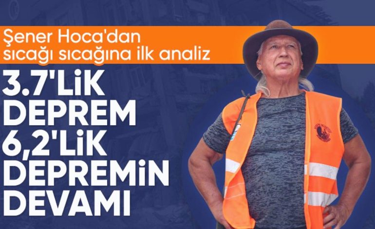 İstanbul’da hissedilen bir deprem oldu: Şener Üşümezsoy, tv1OO’e konuştu