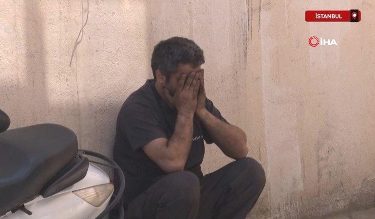 İstanbul’da tamirhanede otomobil alev alev yandı, dükkan sahibi gözyaşlarına boğuldu