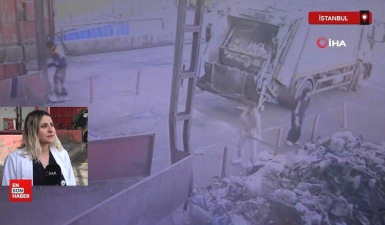 İstanbul’da yanlışlıkla çöpe atılan hatıra kolye 7 ton çöpün içinde bulundu