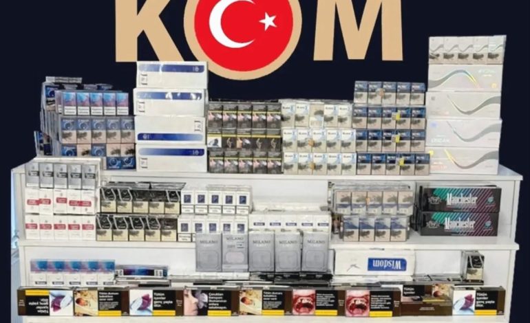 İzmit’te Kaçak Sigara Operasyonu