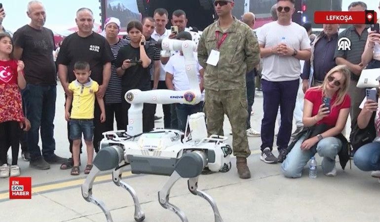 Jandarmanın yeni yardımcısı robot köpek envantere girdi
