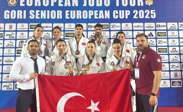 Judocularımız Avrupa Kupası’nda 8 Madalya Kazandı