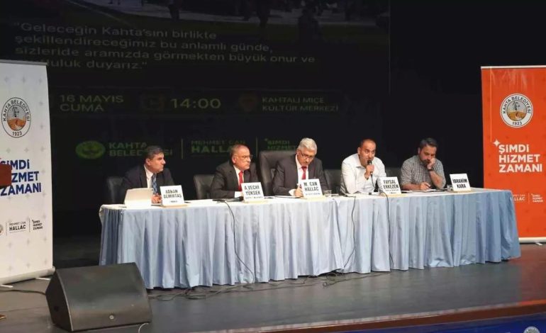 Kahta Belediyesi’nden Eski Çarşı Kentsel Dönüşüm Toplantısı