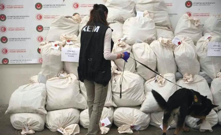 Kapıkule Sınır Kapısı’nda 233 Kilogram Uyuşturucu Ele Geçirildi