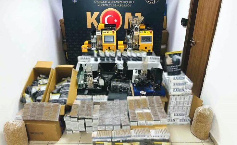 Karabük’te Kaçak Tütün Operasyonu