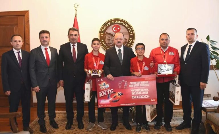 Kastamonu Valisi Dallı, TEKNOFEST İkincilerini Kabul Etti