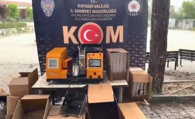 Kayseri’de 70 Kilo Kaçak Tütün Ele Geçirildi