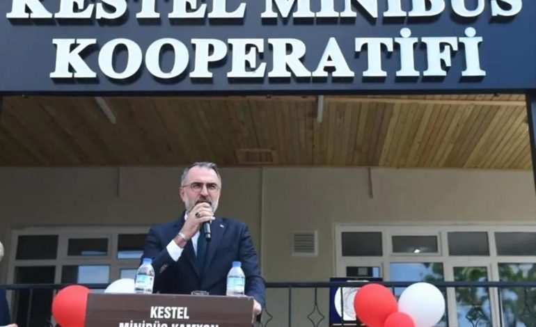 Kestel Minibüs Kooperatifinin Yenilenen Alanı Hizmete Açıldı