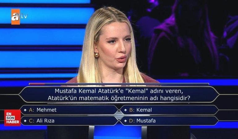 Kim Milyoner Olmak İster’de Atatürk sorusu