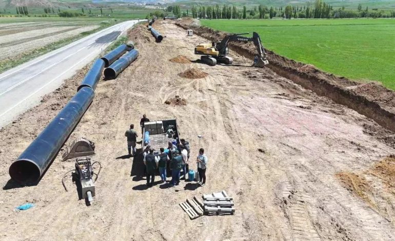 Kırklartepe Barajı’nda Sulama Çalışmaları Devam Ediyor