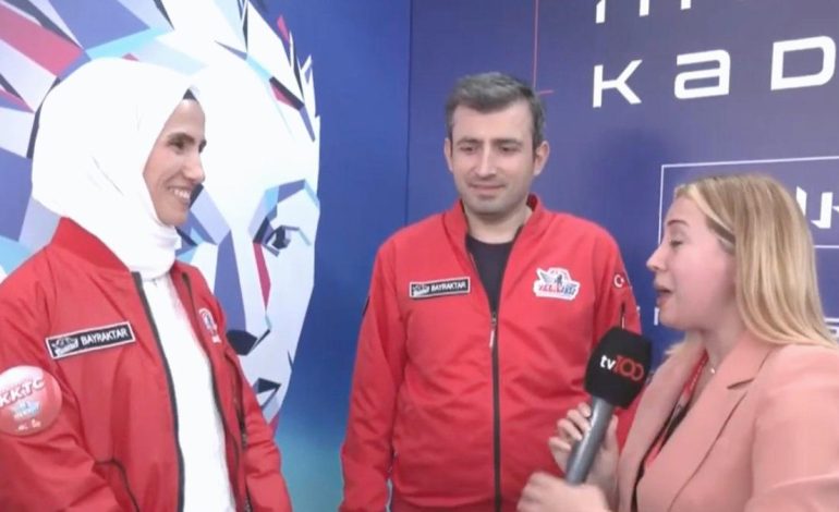 KKTC’de TEKNOFEST heyecanı: Selçuk Bayraktar ve eşi Sümeyye Erdoğan Bayraktar tv100’e konuştu