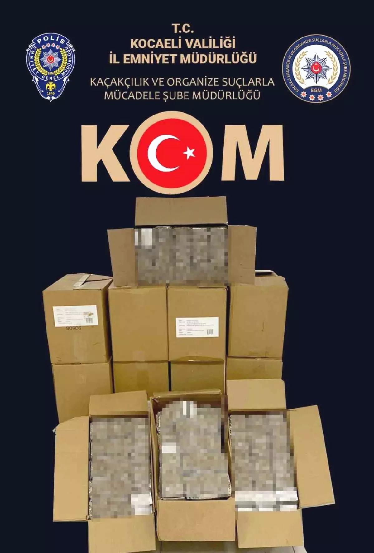 Kocaeli’de 150 Bin Doldurulmuş Makaron Ele Ge geçirildi