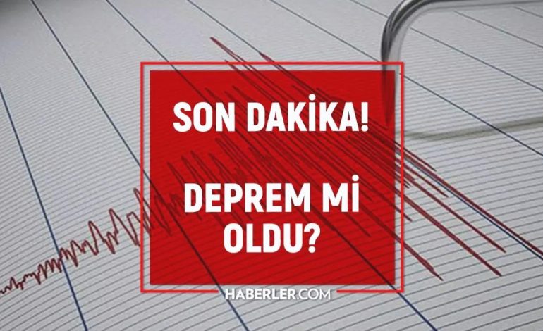 Konya’da deprem mi oldu? SON DAKİKA Konya’da bugün deprem mi oldu?