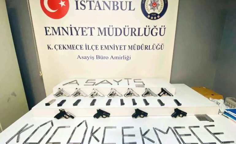 Küçükçekmece’de Silah Ticareti Operasyonu