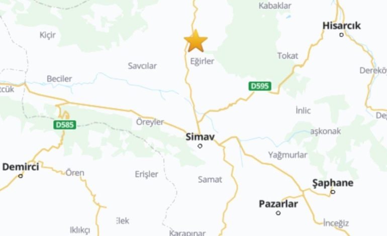 Kütahya, Simav’da 4.2’lik deprem