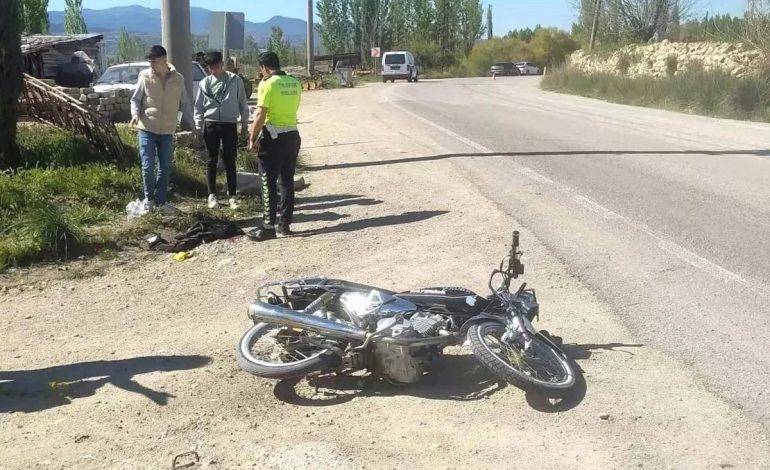 Kütahya’da Motosiklet Kazası: Sürücü Yaralandı