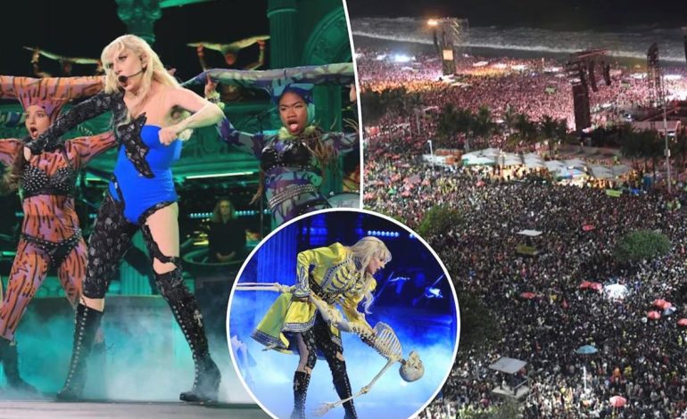 Lady Gaga’dan tarihi rekor: Rio Copacabana’da 2.1 milyon kişiye ücretsiz konser!