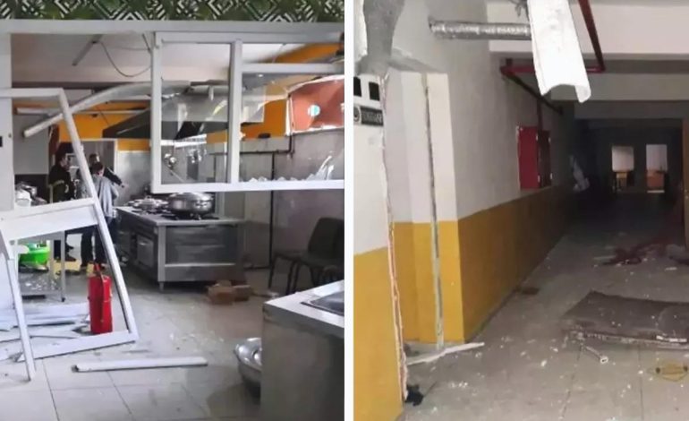 Lisede mutfak tüpü patladı! Facianın eşiğinden dönüldü