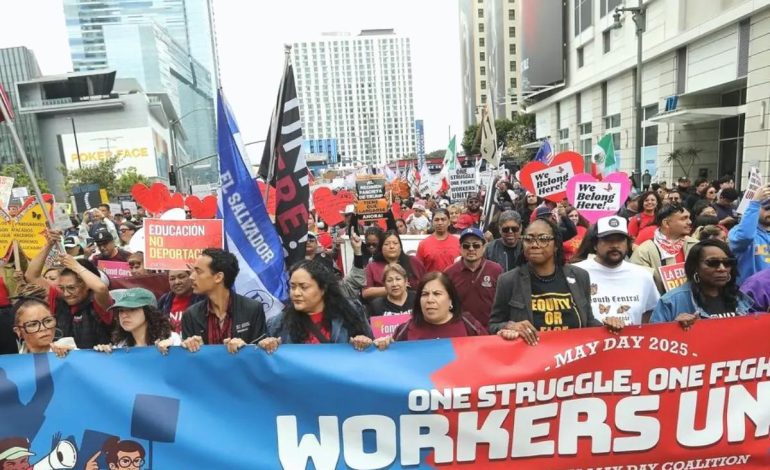 Los Angeles’ta 1 Mayıs Mitingi