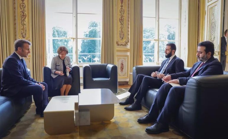Macron ve Şara Elysee’de Bir Araya Geldi