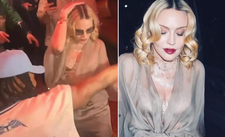 Madonna sevgilisinin doğum gününde çılgınca eğlendi