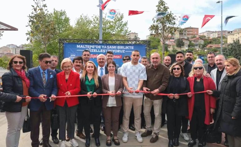 Maltepe’de Halk Market ve Sosyal Tesisler Hizmete Açıldı