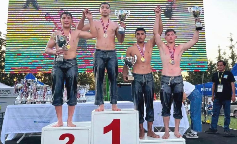 Manavgat Belediyesi Güreş Kulübü’nden Fethiye Yağlı Güreşleri’nde Başarı