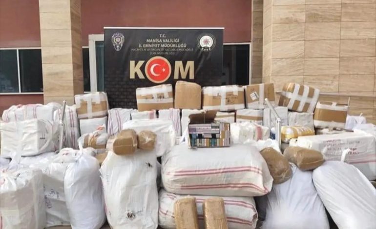 Manisa’da Kaçak Sigara Operasyonu